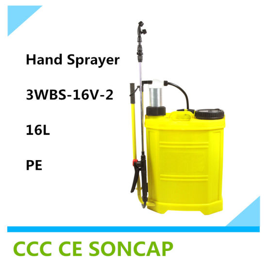 High Quality Plastic Farm Use Knapsack Agricultural Hand Sprayer (3WBS-16V-2)
