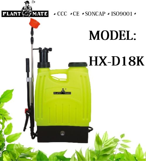 18L Pump Sprayer Agriculture Electric Sprayer (Knapsack) (HX-D18K)