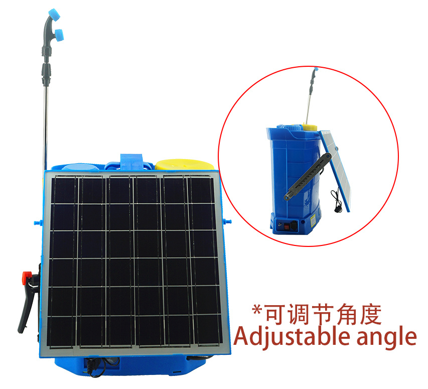 恩！太阳能电动背负式喷雾器20L，用于农业/花园/家庭（BS203S）