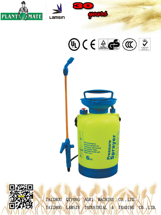 具有ISO9001 / Ce / CCC（TF-06-2）的6升农用气压喷雾器