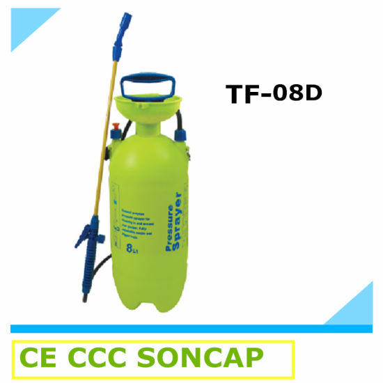 2016 New Design 8 Liter Plastic Garden Plant Air Pressure Manual Sprayer (TF-08D)