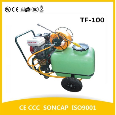 Agriculture Hot Selling 163cc Engine Power Garden Sprayers with Wheels (TF-100)