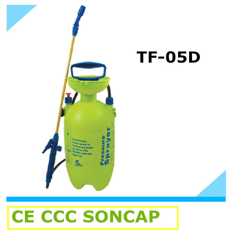 2016新款5升塑料花园植物气压手动喷雾器（TF-05D）