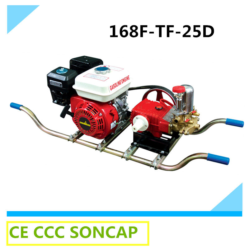 带有柱塞泵气力喷雾器的汽油发动机（168F-TF-25D）