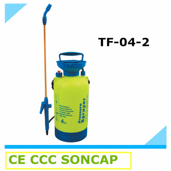 4 Liter Plastic Plant Agricultural Knapsack Air Pressure Hand Sprayer (TF-04-2)